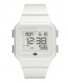 Adidas Watch, Digital Peachtree White Plastic Strap ADH4056